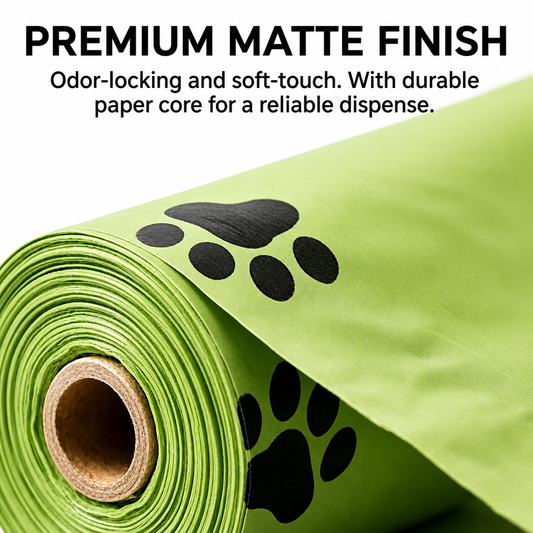 CleanScooper™ Premium Waste Bag Refills (15 Bags Per Roll)